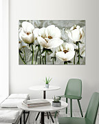 Kvetinový obraz 3d ilustrácia 2037